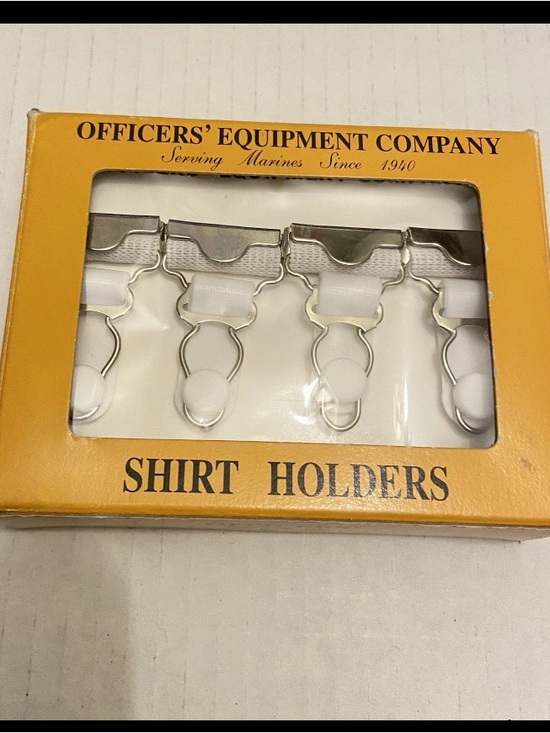 Officers’ Equipment Company Other - Officers’ Equipment Company Vintage White Shirt Holders Set New.